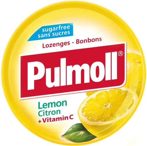 آبنبات بدون شکر پولمول با طعم لیمو 45 گرم – Pulmoll Lemon Citron