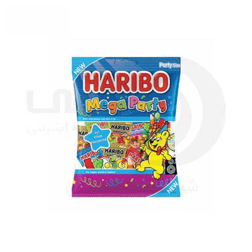 پاستیل هاریبو مدل مگا پارتی وزن 200 گرم