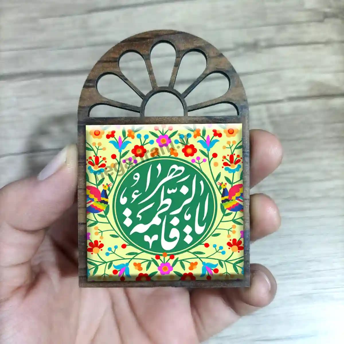 تندیس کاشی پنجره ای یا فاطمه الزهرا 2C 30 — تصویر ۲