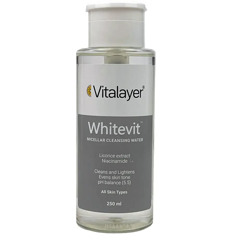 میسلار واتر پوست های کدر و مستعد لک Whitevit ویتالیر — تصویر ۴