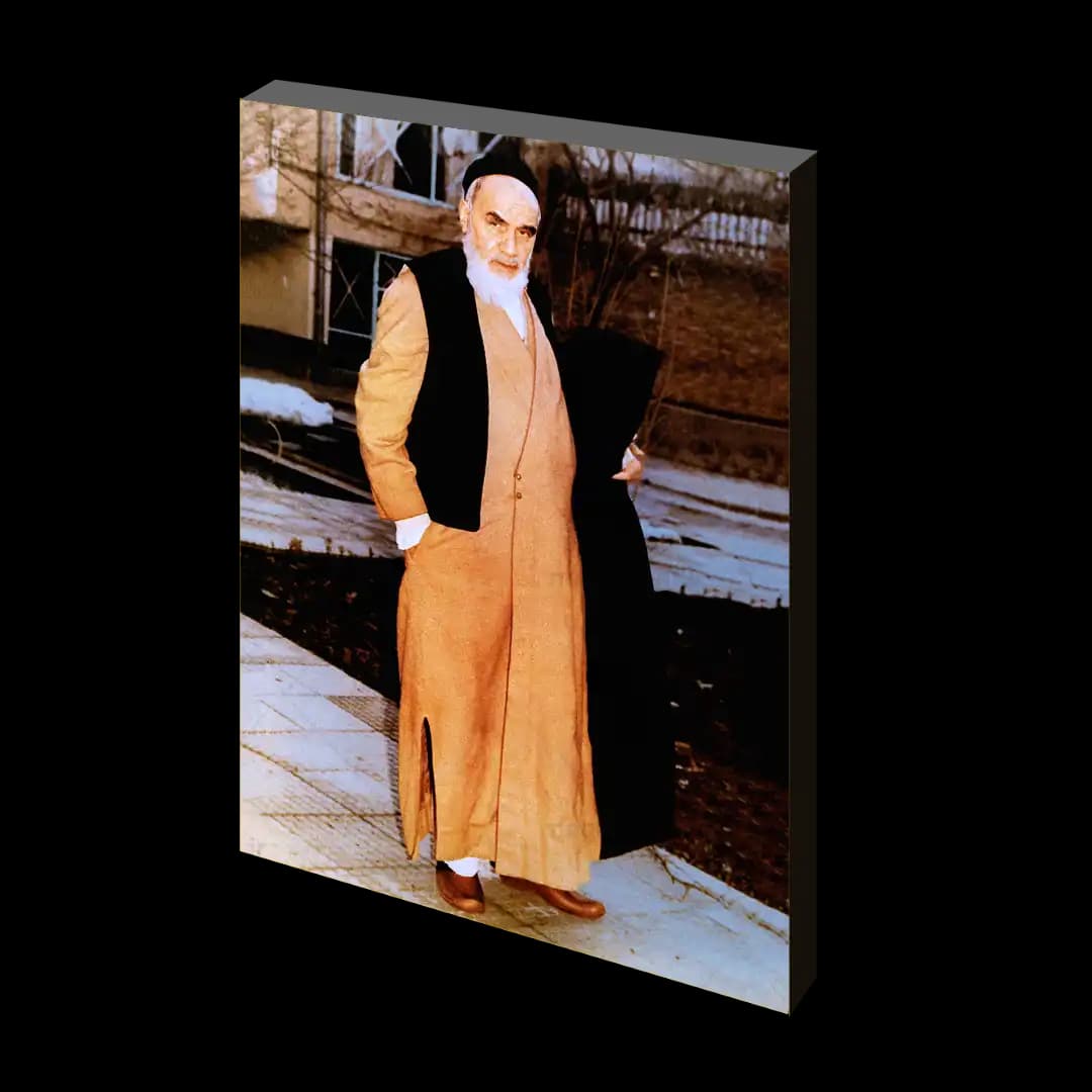 تابلو شاسی امام خمینی (ره) در حال قدم زدن مدل 2s1