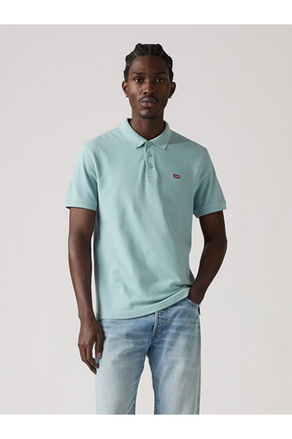 پیراهن لیوایز مردانه پاموک آبی راسته Regular/رگولار کژوال/روزمره | Levi’s 3588302830 PK