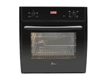 فر اخوان توکار شیشه مشکی و پنل هلالی مشکی کد F34