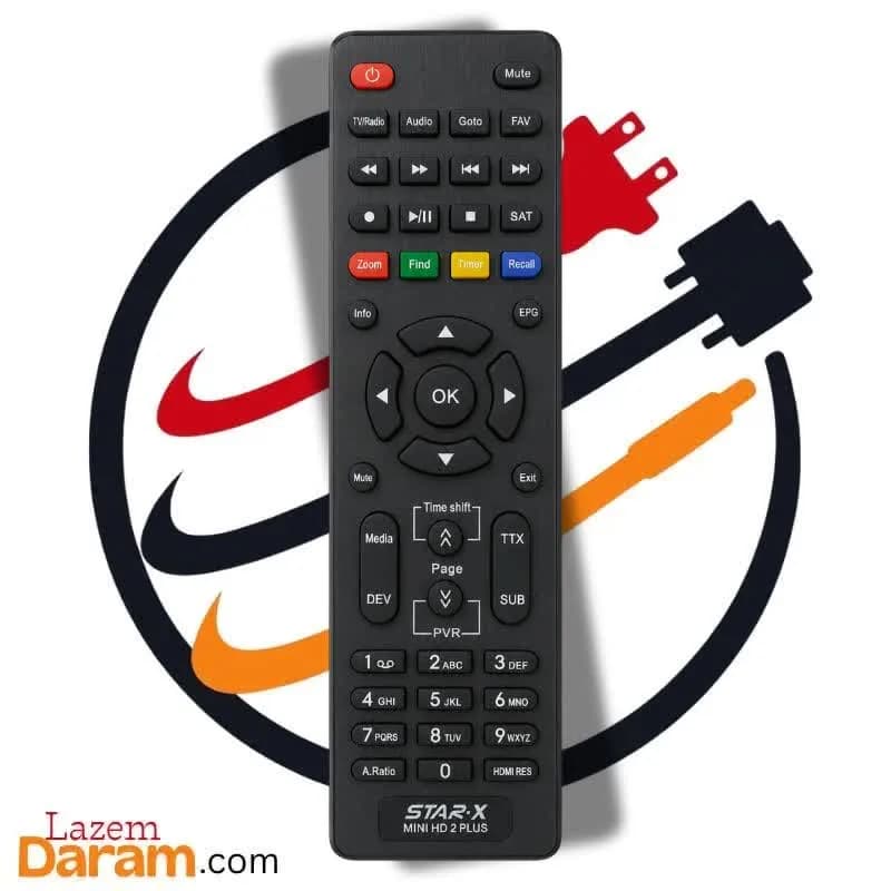 ریموت کنترل رسیور استارایکس (Star-X) مدل Mini HD 2 Plus
