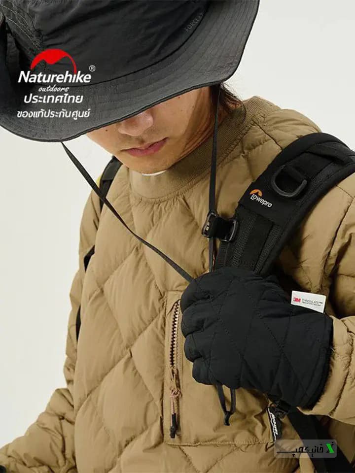 دستکش نخی الماسی نیچرهایک مدل CNH22FS004 — تصویر ۳