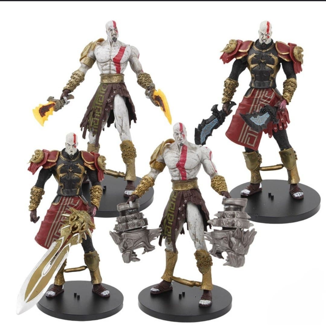 فیگور خدای جنگ ۴ عددی – God of War Kratos – پک کلکسیونی