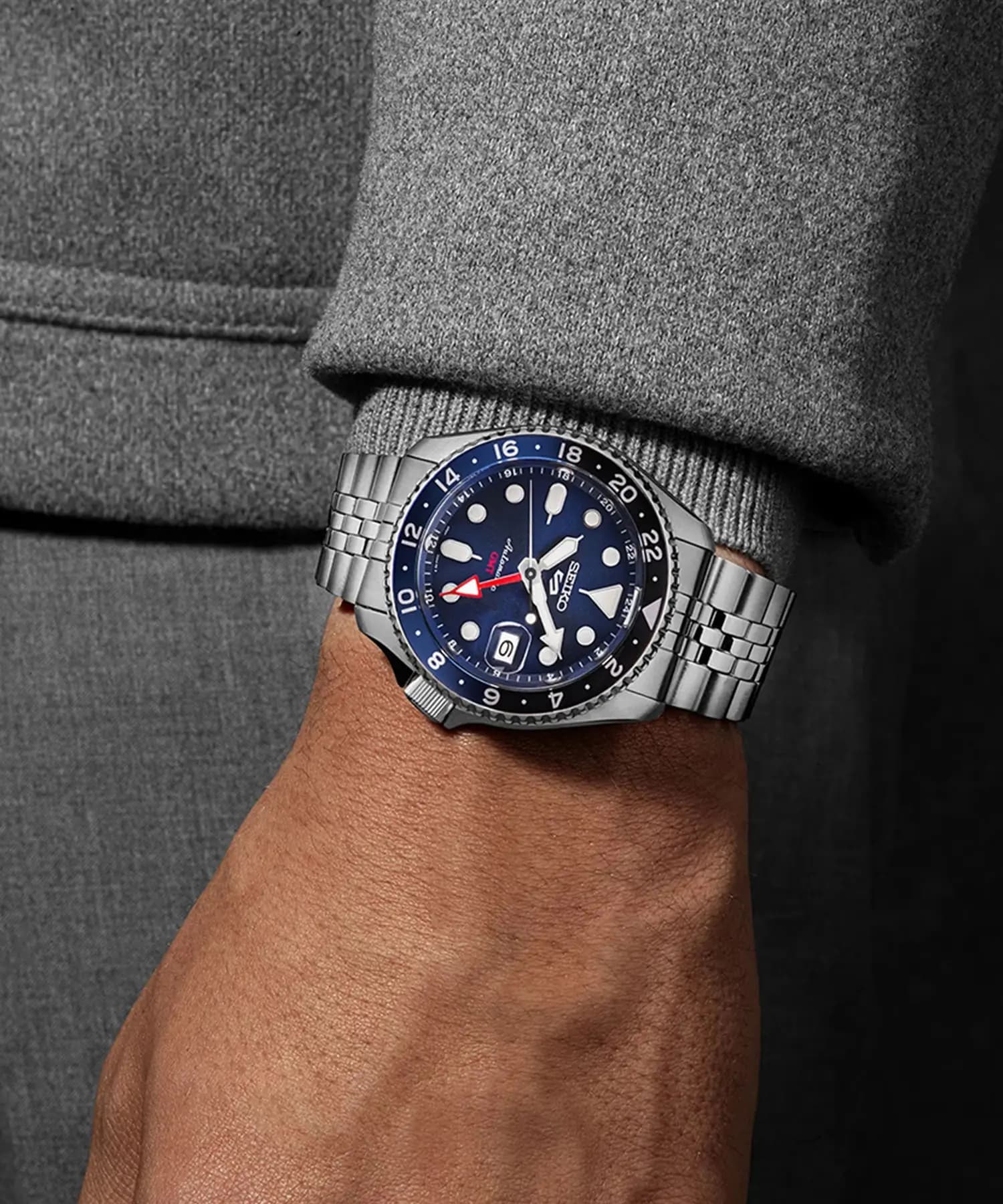 ساعت مچی مردانه اصل سیکو (seiko) زیرمجموعه سیکو 5 مدل SSK003K1 — تصویر ۳