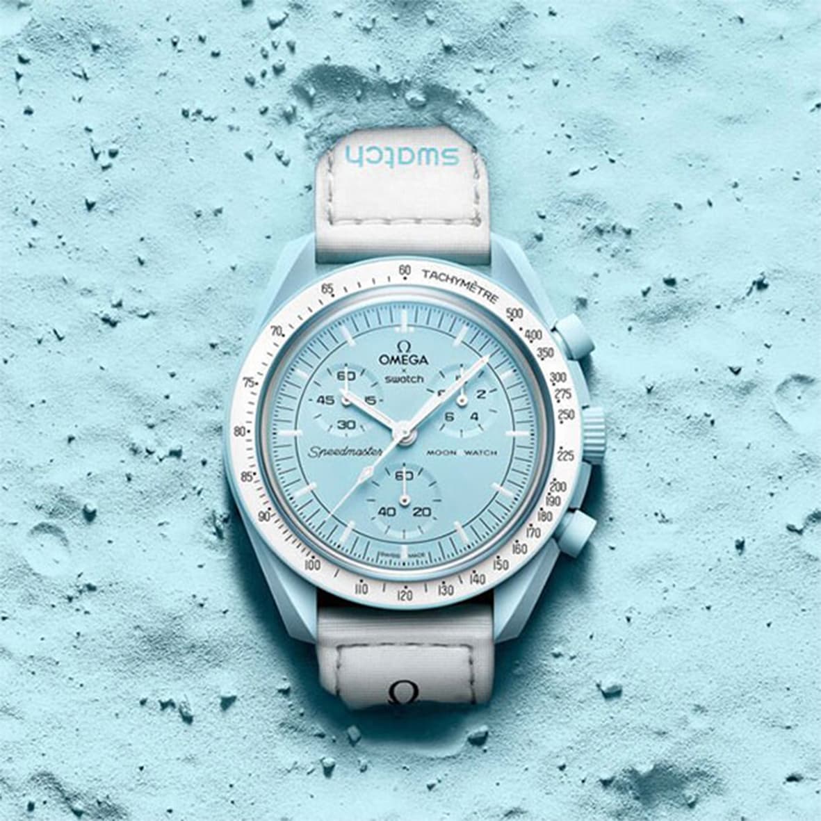 ساعت مچی زنانه/مردانه امگاسواچ OmegaSwatch مدل MISSION TO URANUS SO33L100 — تصویر ۴