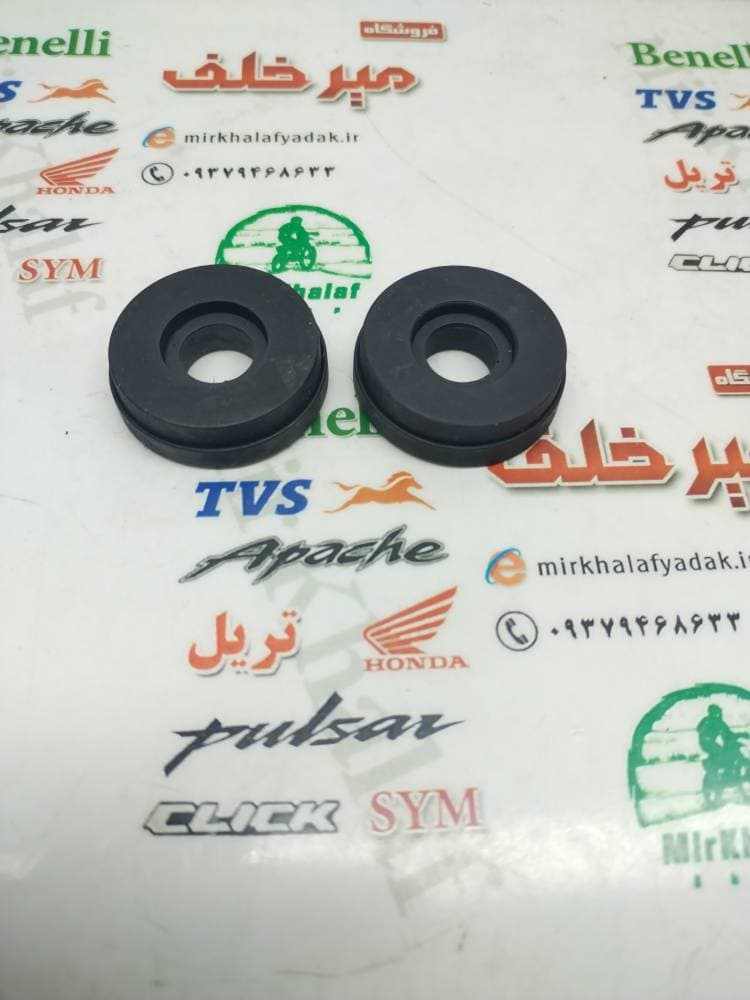 لاستیک ضربه گیر زیر فرمان موتور tvs hlx 150 اچ ال ایکس (هرعدد) — تصویر ۲