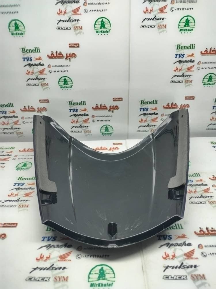 قاب کاور طلق دودی بالای کیلومتر روی کنسول جلو موتور اپاچی 150 160 150 جدید نیوفیس شرکتی — تصویر ۲