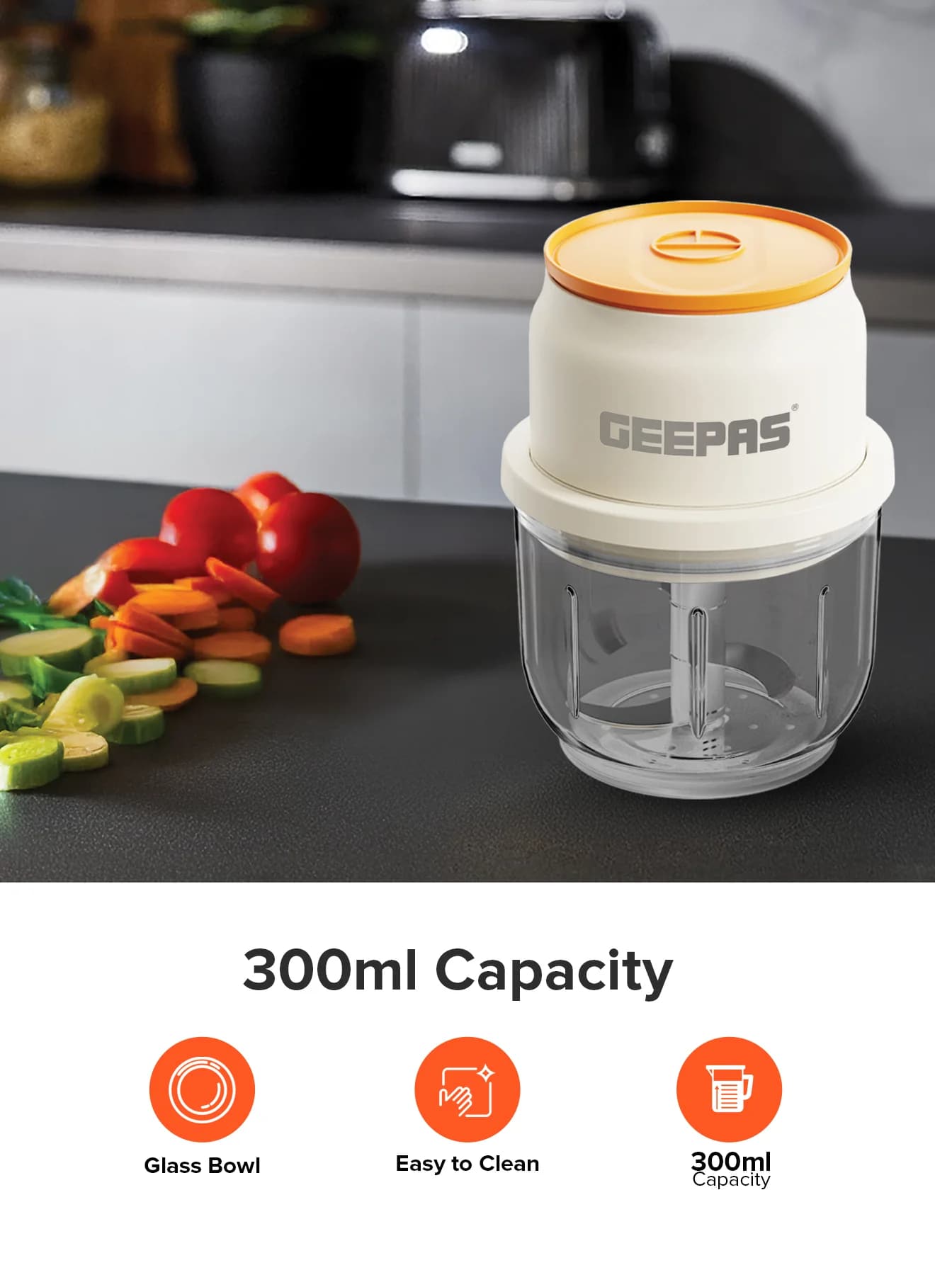 مینی خردکن جیپاس مدل GEEPAS GMC42022(طرح جدید) (اصل) — تصویر ۶