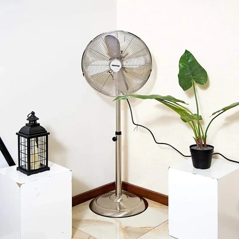 پنکه ایستاده تمام استیل جیپاس مدل GEEPAS GF9611L(نقره ای) (اصل) — تصویر ۴