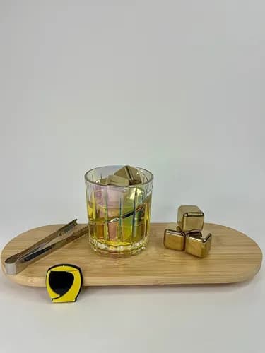 یخ استیل طلایی 8 عددی — تصویر ۳