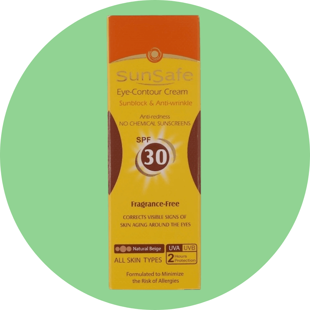 کرم ضد آفتاب دور چشم SPF 30 سان سیف مدل بژ طبیعی حجم 20 میلی لیتر — تصویر ۲
