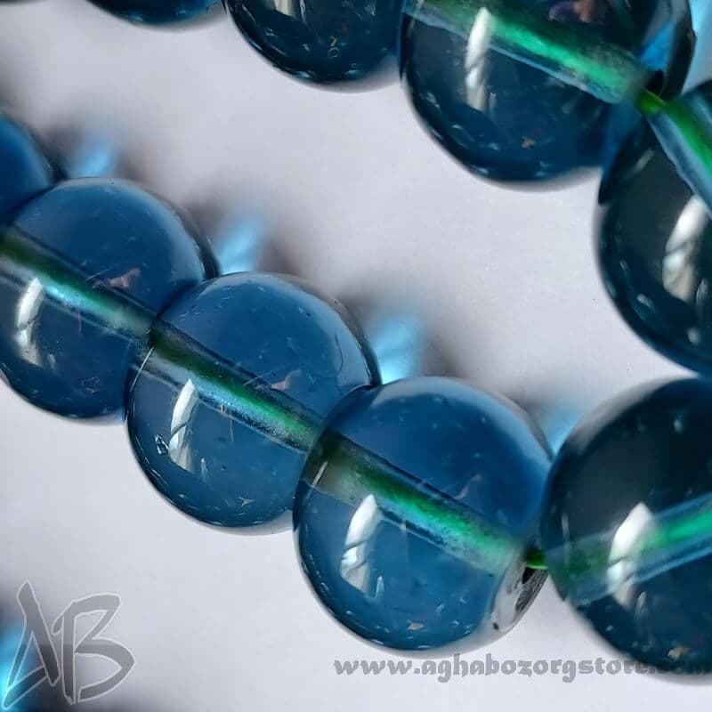 تسبیح سندلوس اصل کلکسیونی معطر 33 دانه تراش گرد شمش کمیاب خوشرنگ کد 781 — تصویر ۵