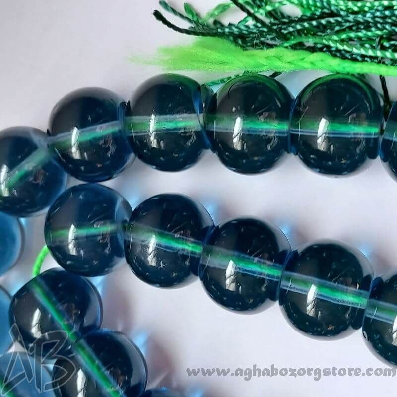 تسبیح سندلوس اصل کلکسیونی معطر 33 دانه تراش گرد شمش کمیاب خوشرنگ کد 781 — تصویر ۶