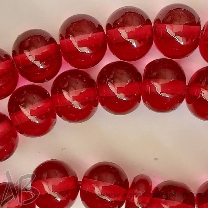 تسبیح سندلوس اصل معطر 45 دانه گرد تراش متوسط جلا خورده کد 768 — تصویر ۶