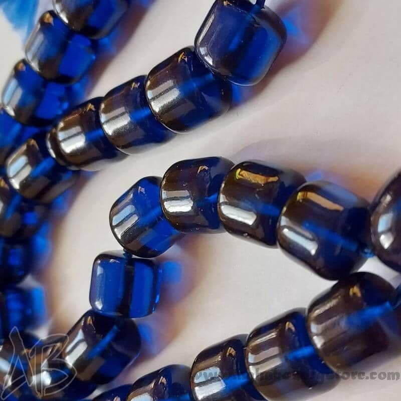 تسبیح سندلوس اصل دوپوست بودار 37 دانه استوانهای کد 746 — تصویر ۷