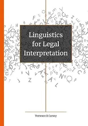 و دانلود نسخه کامل کتاب زبان اصلی Linguistics for legal interpretation PDF | دانلود کتاب خارجی