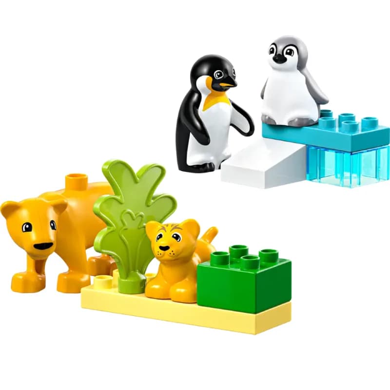 لگو Wild Animal Families: Penguins & Lions سری دوپلو کد 10442 — تصویر ۷