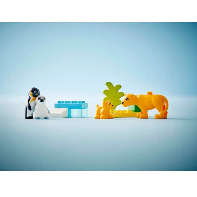 لگو Wild Animal Families: Penguins & Lions سری دوپلو کد 10442 — تصویر ۶