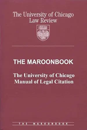 و دانلود نسخه کامل کتاب زبان اصلی The Maroonbook: The University of Chicago Manual of Legal Citation PDF | دانلود کتاب خارجی