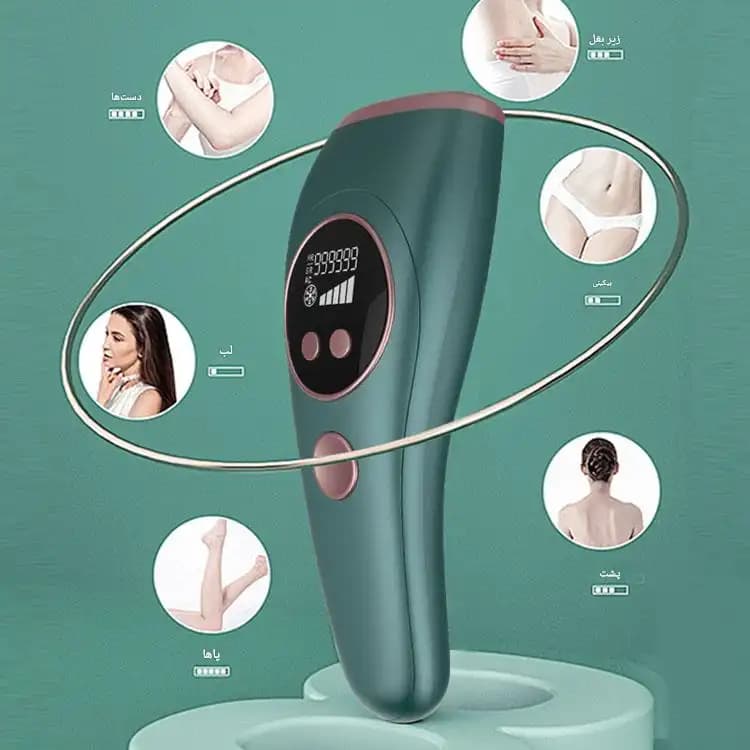 دستگاه لیزر موهای زائد خانگی 999999 شات IPL | حذف مو بدون درد با تکنولوژی یخ و عمر طولانی-فروش استثنائی — تصویر ۳