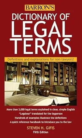 و دانلود نسخه کامل کتاب زبان اصلی Dictionary of Legal Terms: Definitions and Explanations for Non-Lawyers PDF | دانلود کتاب خارجی