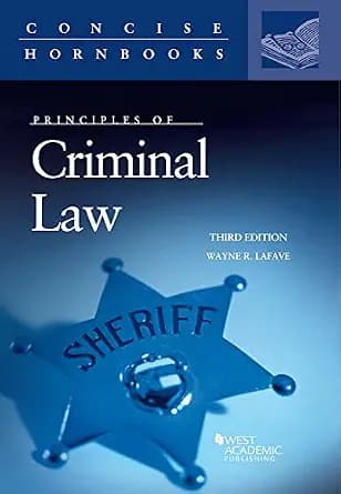 و دانلود نسخه کامل کتاب زبان اصلی Principles of Criminal Law (Concise Hornbook Series) PDF | دانلود کتاب خارجی