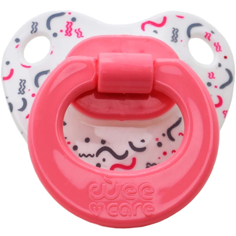 پستانک ارتودنسی وی کر مدل مات چاپدار joyful سایز 0-6ماه -(Wee Care-P121) — تصویر ۲