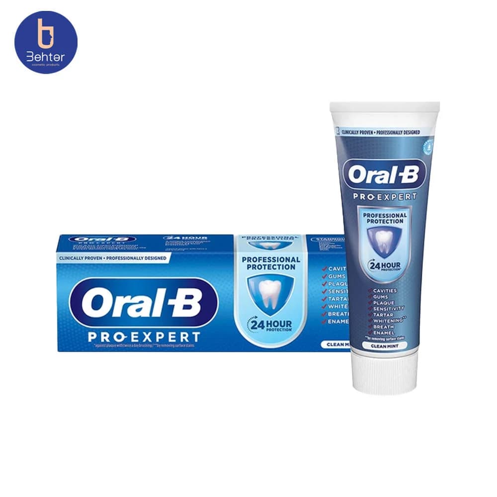 خمیر دندان اورال بی Oral B مدل Pro Expert حجم 75 میل — تصویر ۲