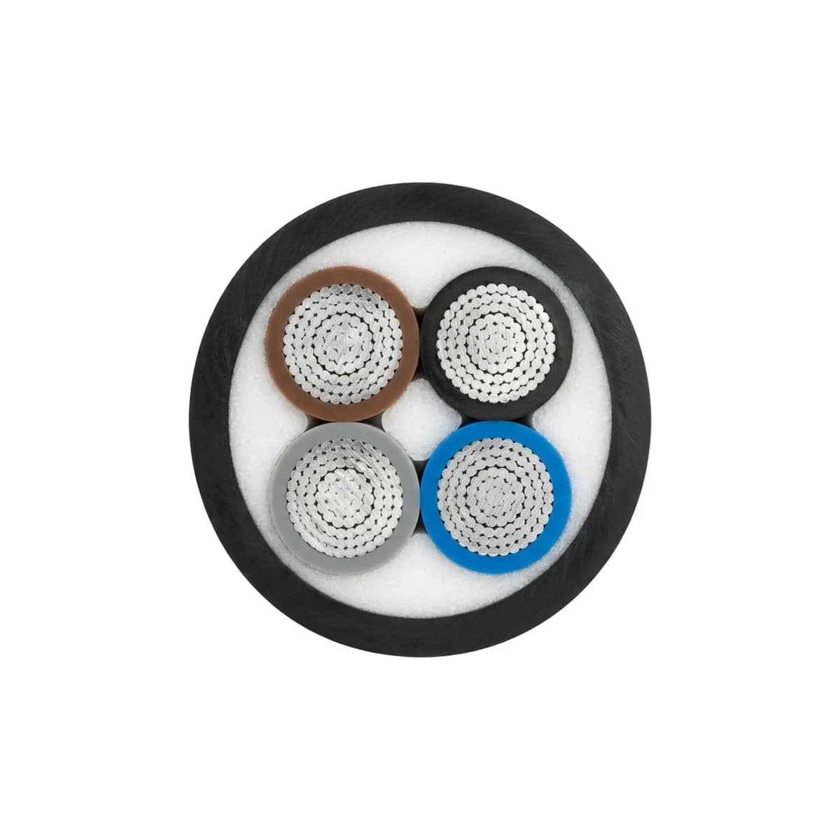 کابل آلمینیوم 50×4 روکش PVC (دفنی) خراسان الکتریک — تصویر ۶