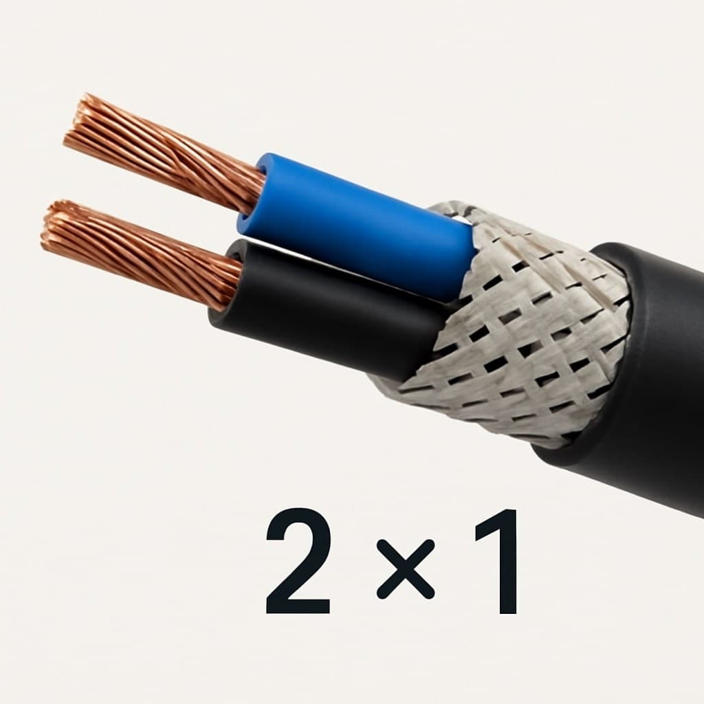 کابل افشان شیلد 1×2