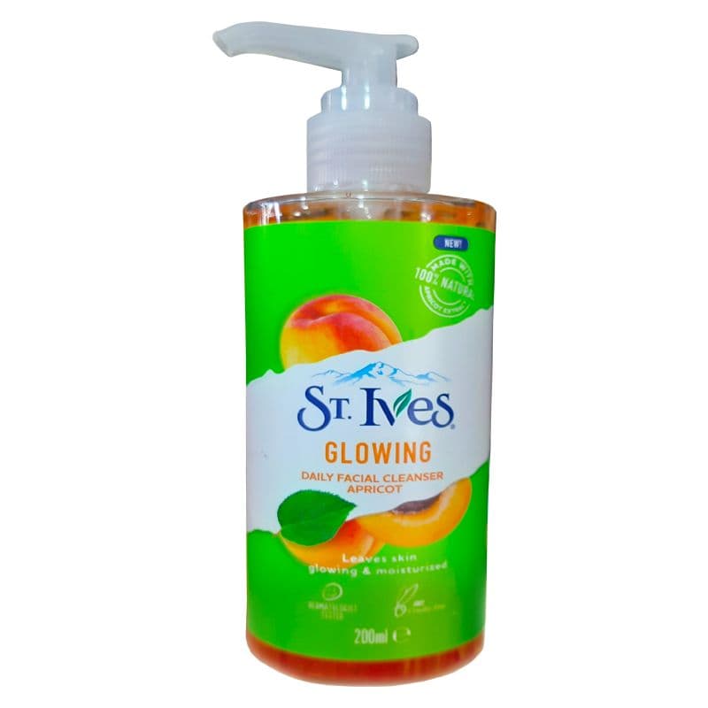 ژل شستشوی صورت پمپی حجم 200 میل زردآلو سنت ایوز – ST . IVES