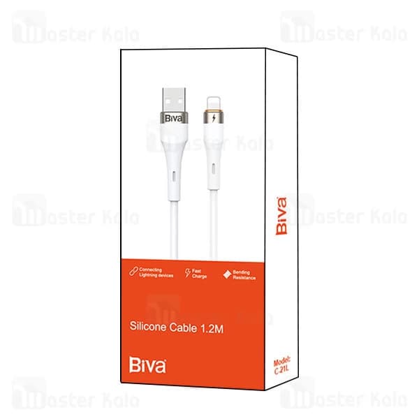 کابل لایتنینگ بیوا Biva C-21L طول 1.2 متر توان 15 وات — تصویر ۶