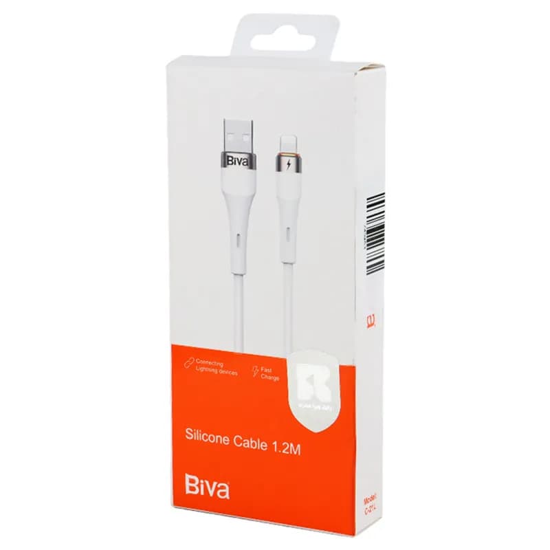 کابل لایتنینگ بیوا Biva C-21L طول 1.2 متر توان 15 وات — تصویر ۳