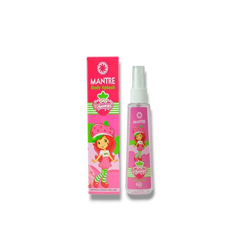 بادی اسپلش کودک دخترانه مانتره مدل توت فرنگی STRAWBRRY با حجم 80 میلی لیتر