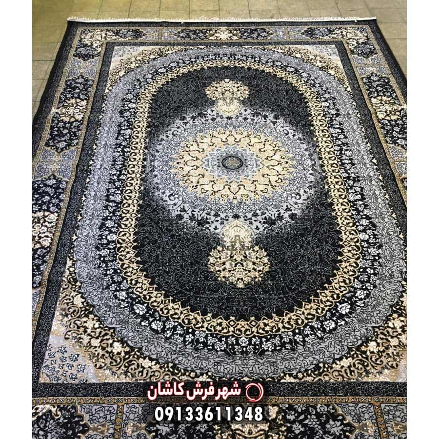 فرش طرح 700 شانه طلاکوب نقشه صدرا — تصویر ۳