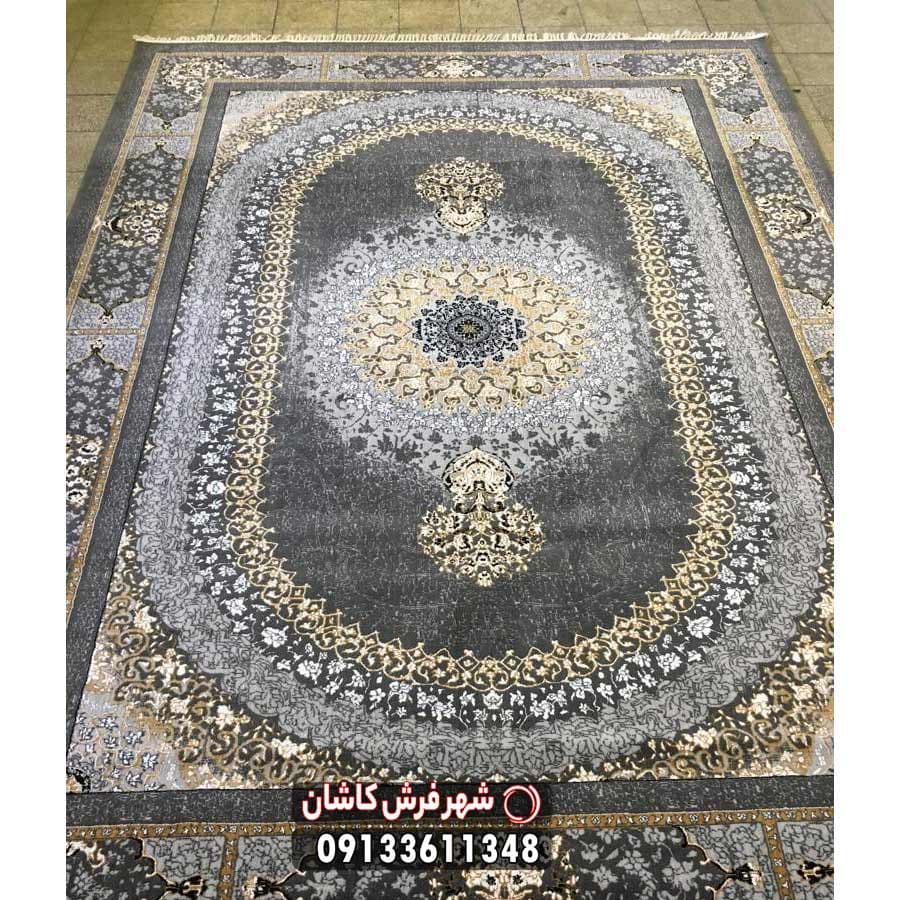فرش طرح 700 شانه طلاکوب نقشه صدرا
