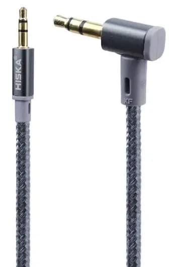 کابل AUX هسیکا مدل W36 طول 1.2 متر ا HISKA W36 Stereo AUX Cable 1.2m — تصویر ۴