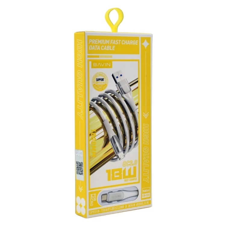 کابل شارژ یو اس بی به لایتنینگ باوین مدل CB-226-IOS طول 1 متر ا Bavin CB-226-IOS USB to Lightning Cable — تصویر ۲