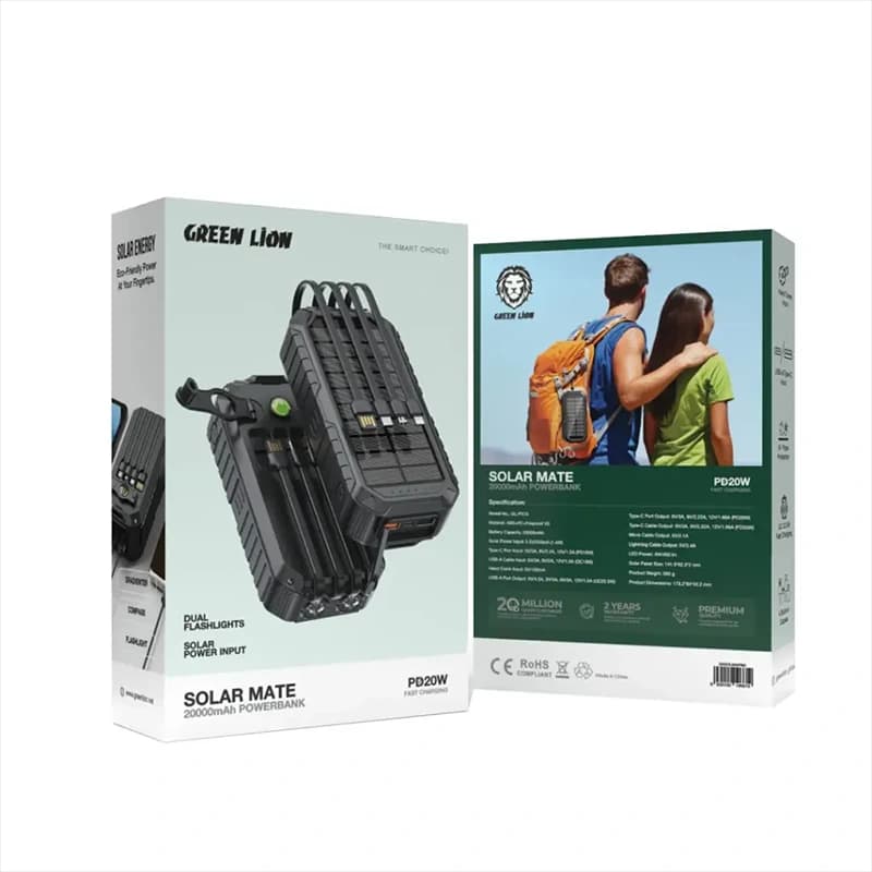 پاور بانک گرین لاین مدل Solar Mate GL-PX15 — تصویر ۳