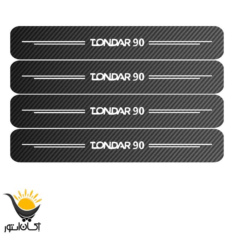 برچسب پارکابی خودرو تندر 90 طرح کربن تک لایه