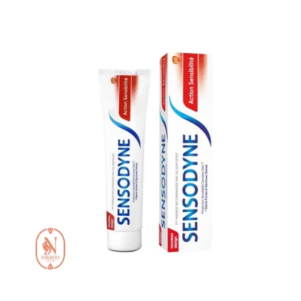 خمیر دندان سنسوداین مدل Action Sensibilite حجم 75 میلی لیتر — تصویر ۲