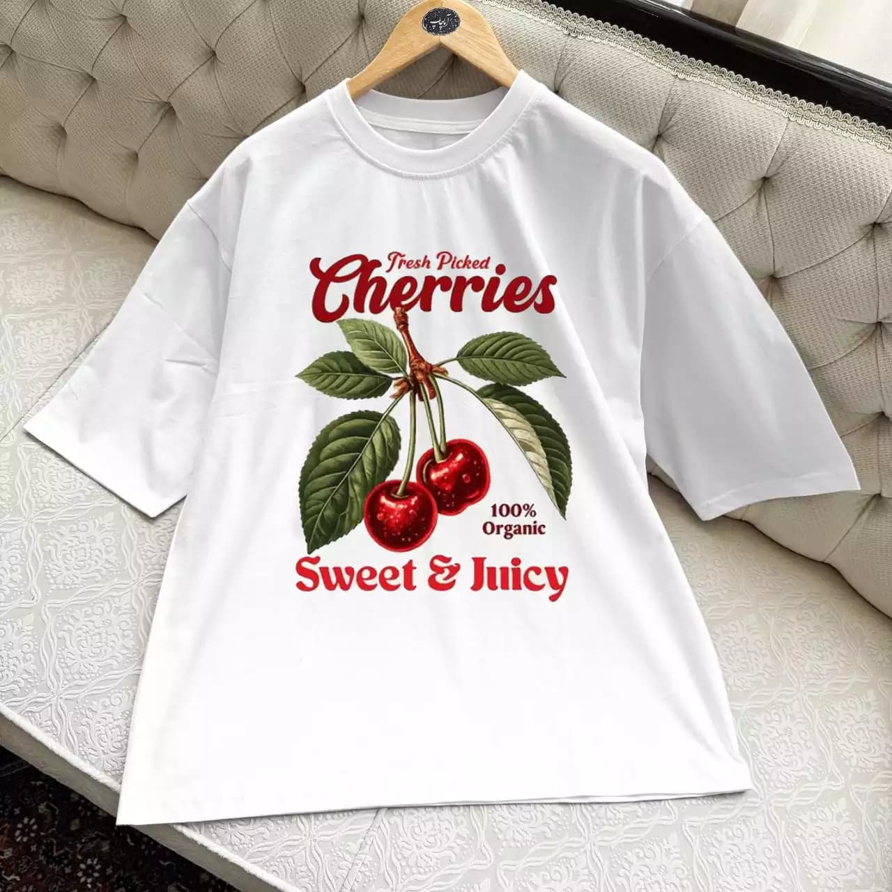 تیشرت آلبالو Fresh Picked Cherries