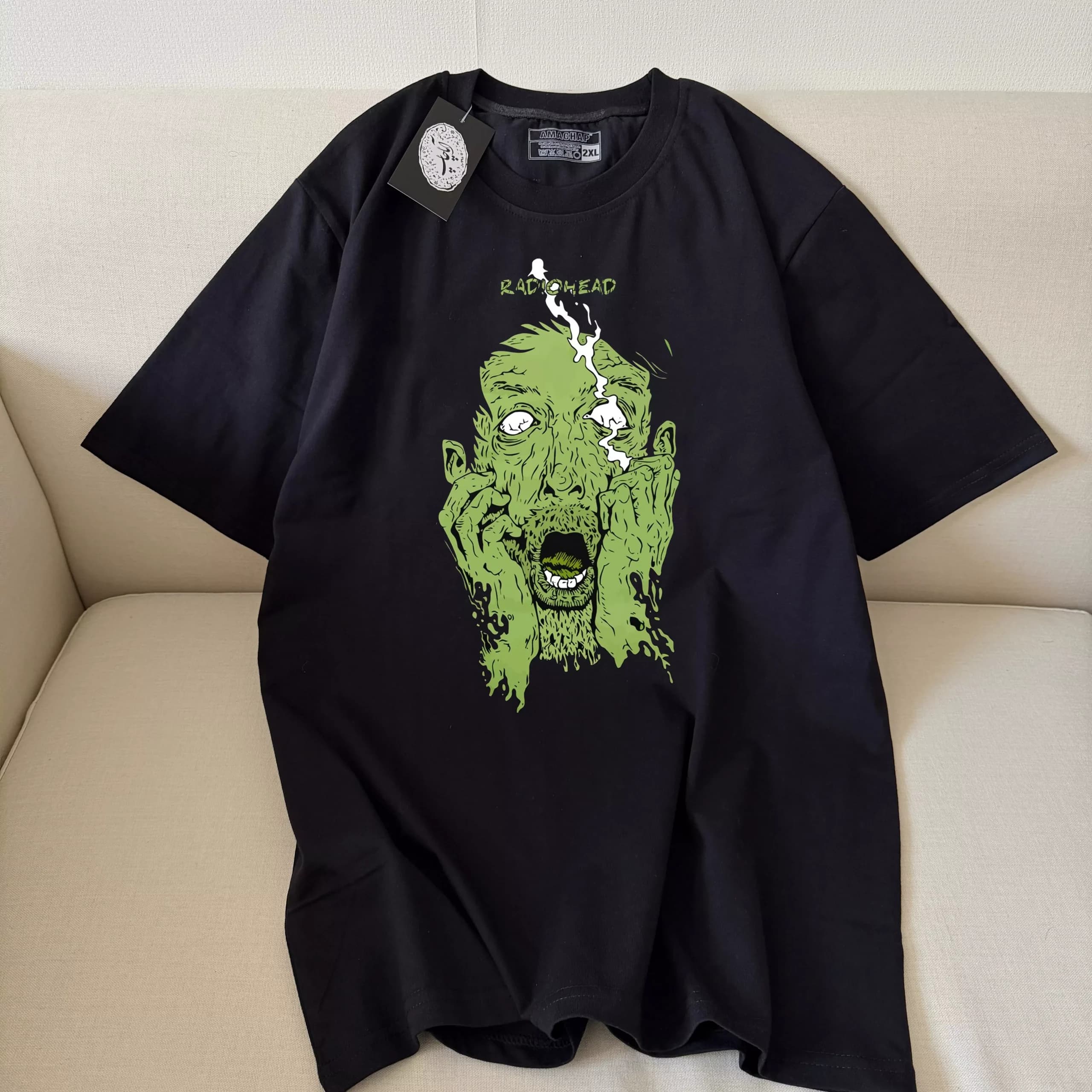 تیشرت طرح ریدیوهد RADIOHEAD GREEN — تصویر ۶
