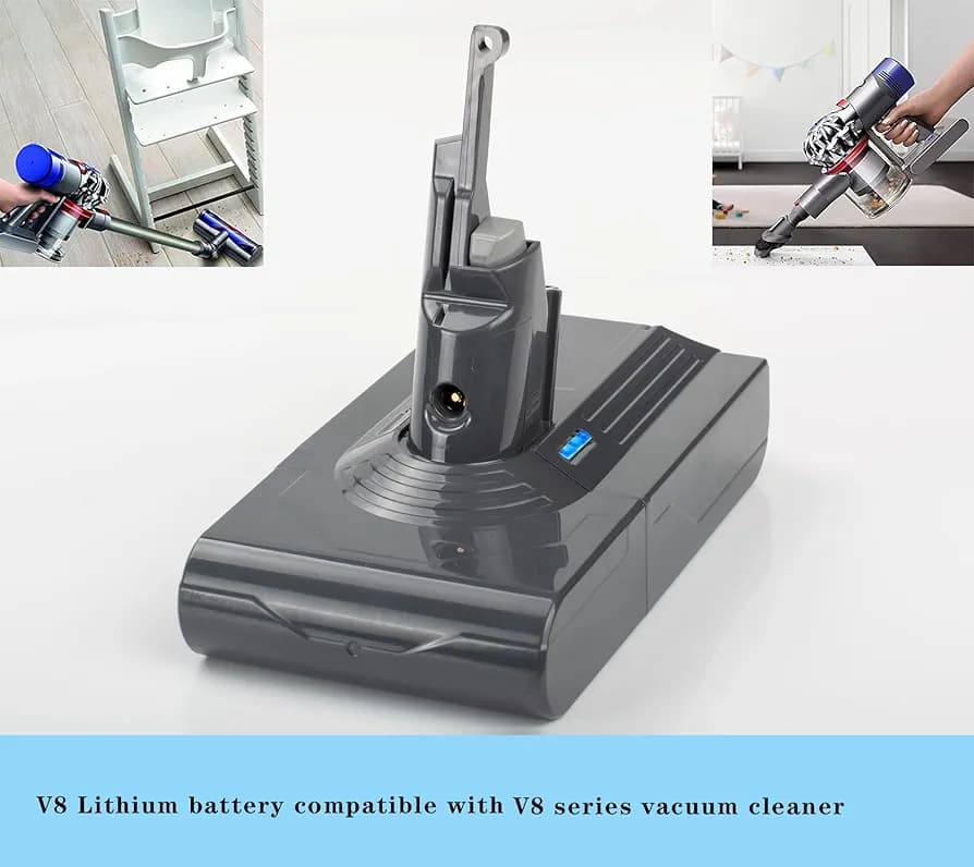 باتری 21.6ولت برای جارو شارژی دایسون Dyson v8 — تصویر ۵