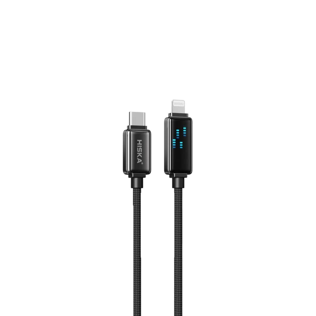 کابل شارژ و دیتای Type-C به لایتنینگ هیسکا مدل LX-19CL