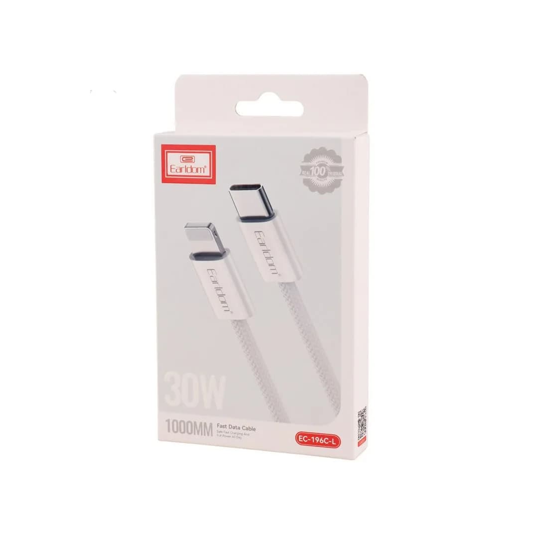 کابل دیتا و شارژ Type-C به لایتنینگ ارلدوم مدل EC-196C-L — تصویر ۳