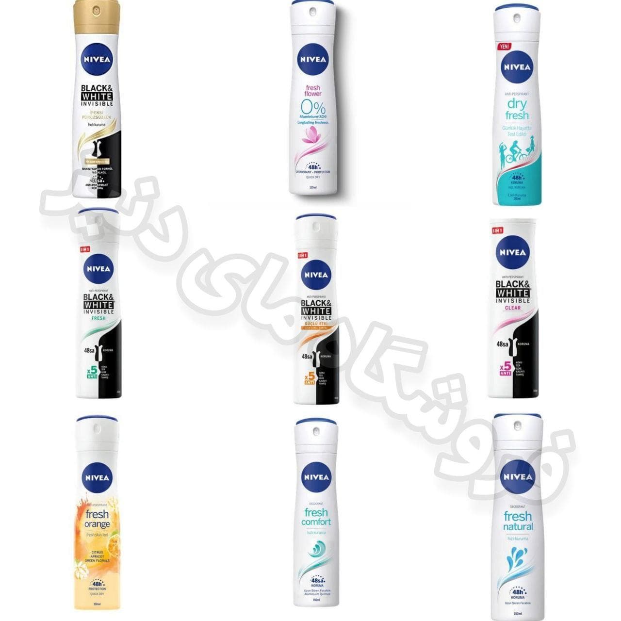 اسپری زنانه ضد تعریق بدن نیوا اورجینال NIVEA SPREY DEODORANT — تصویر ۲